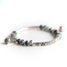 Load image into Gallery viewer, Floral Bracelet with beads