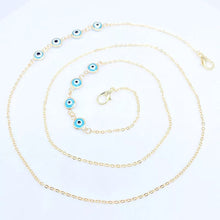 Load image into Gallery viewer, Evil eye Eyeglasses chain