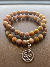 Load image into Gallery viewer, Silver bracelets with Arabic Quotes
